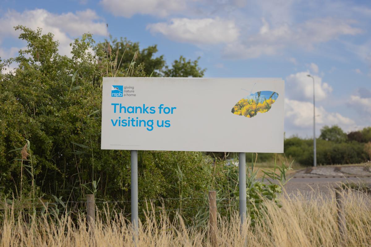 Canvey Marshes sign
